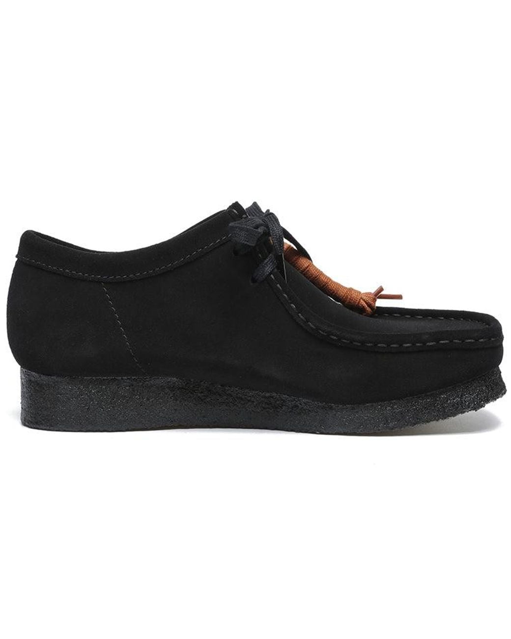 Clarks Black Wallabee Suede' 26155519 for men