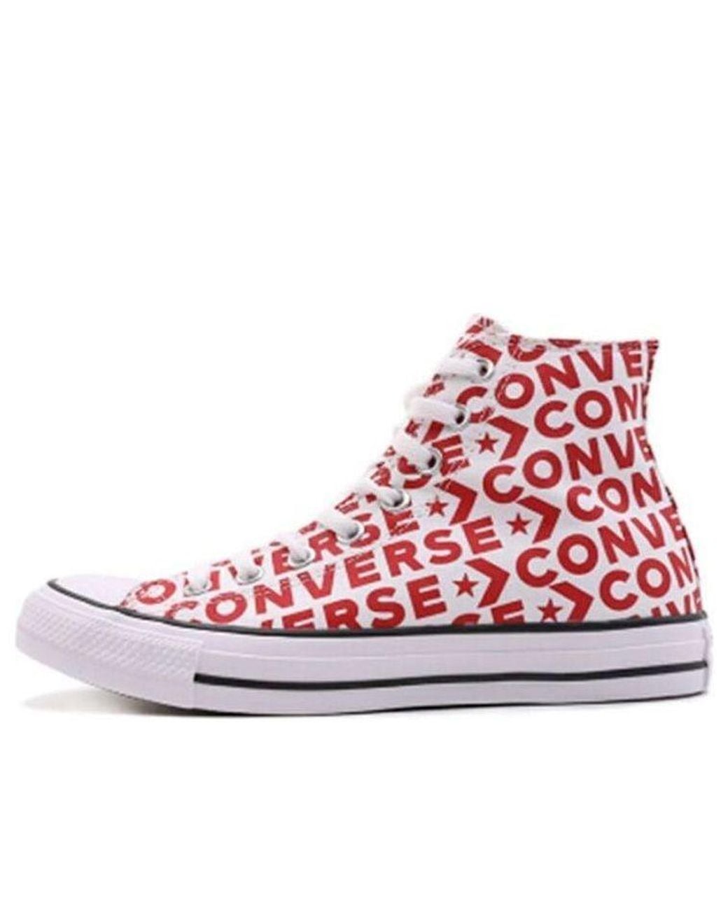 Converse Red Chuck Taylor All Star High 'Wordmark' for men