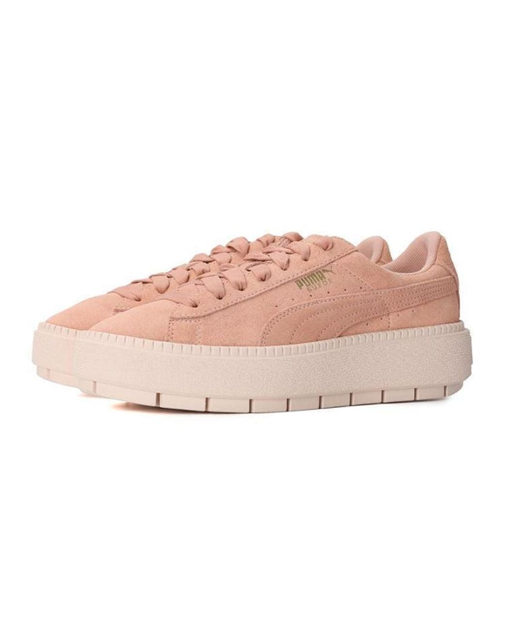 PUMA Pink (Wmns) Suede Platform Trace