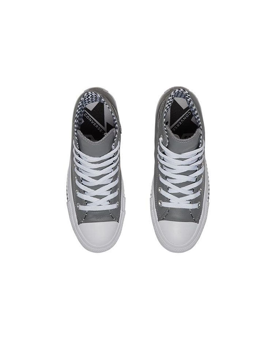 Converse Gray (Wmns) Chuck Taylor All Star High Top Leather