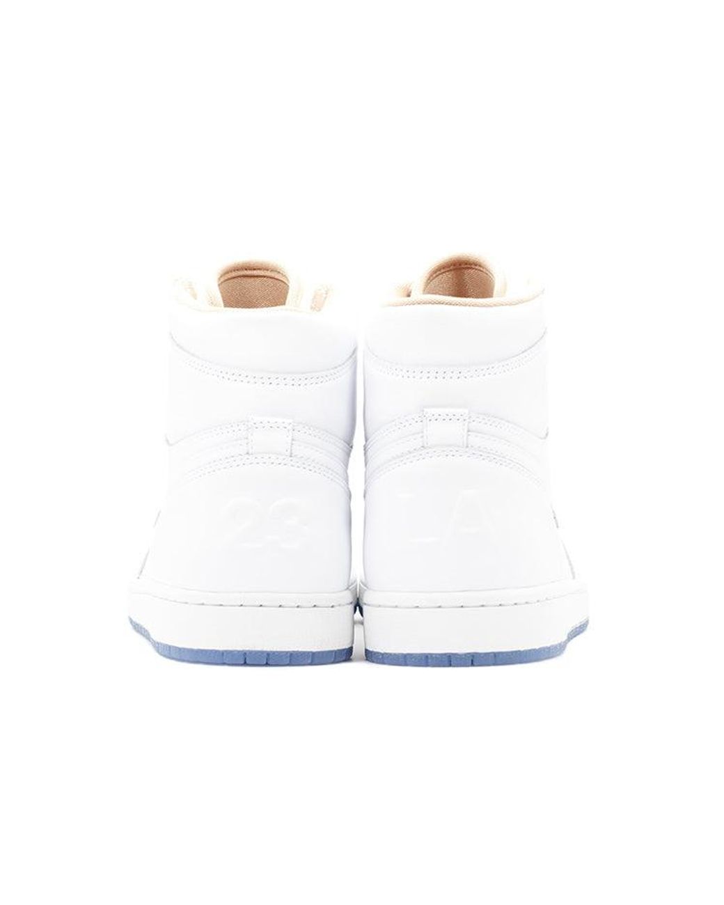 Nike White 1 Retro High Og 'Los Angeles' 2015 for men