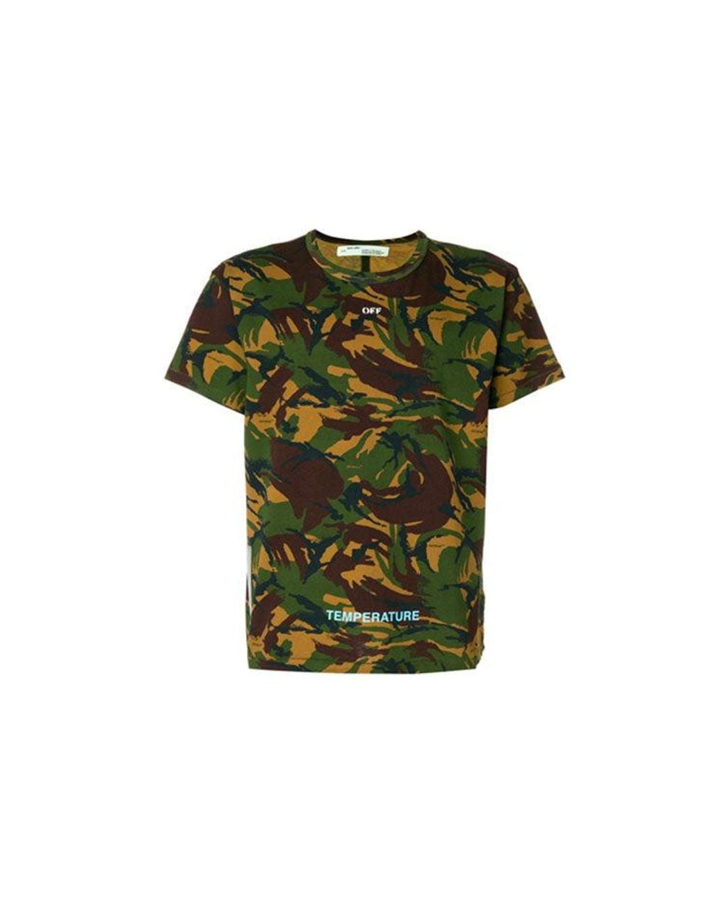 Off-White c/o Virgil Abloh Green Arrows Short Sleeve for men