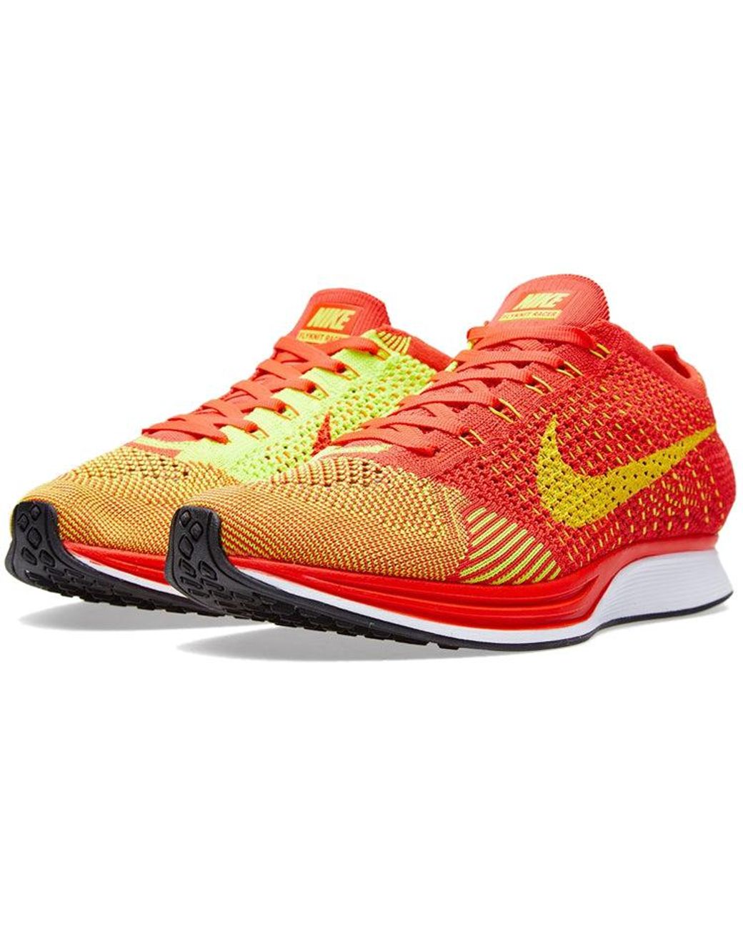 Nike Red Flyknit Racer 'Bright Crimson' for men
