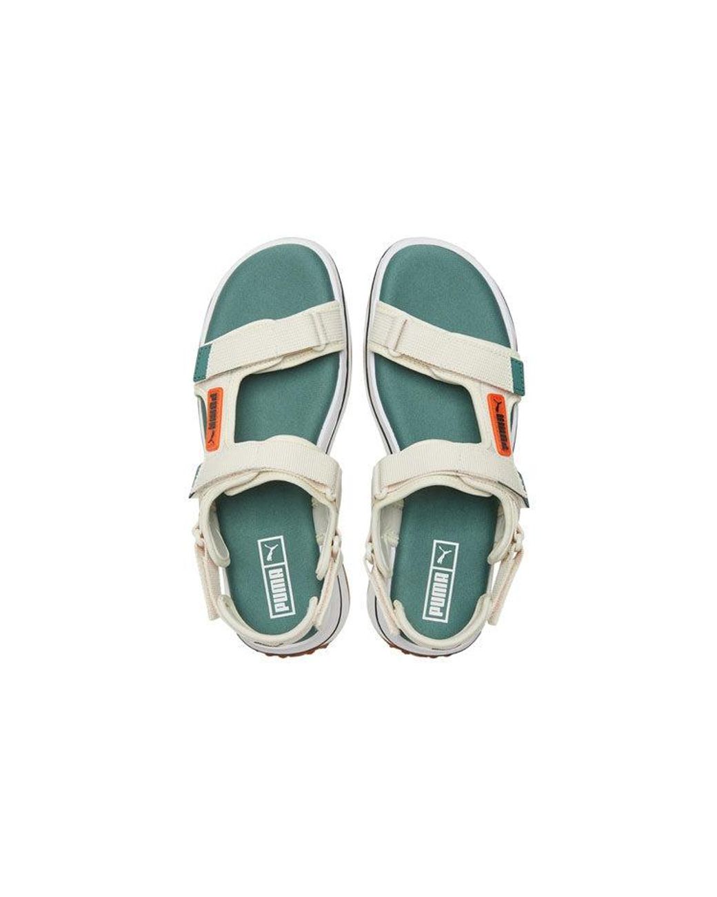 PUMA White Future Rider Sandal for men