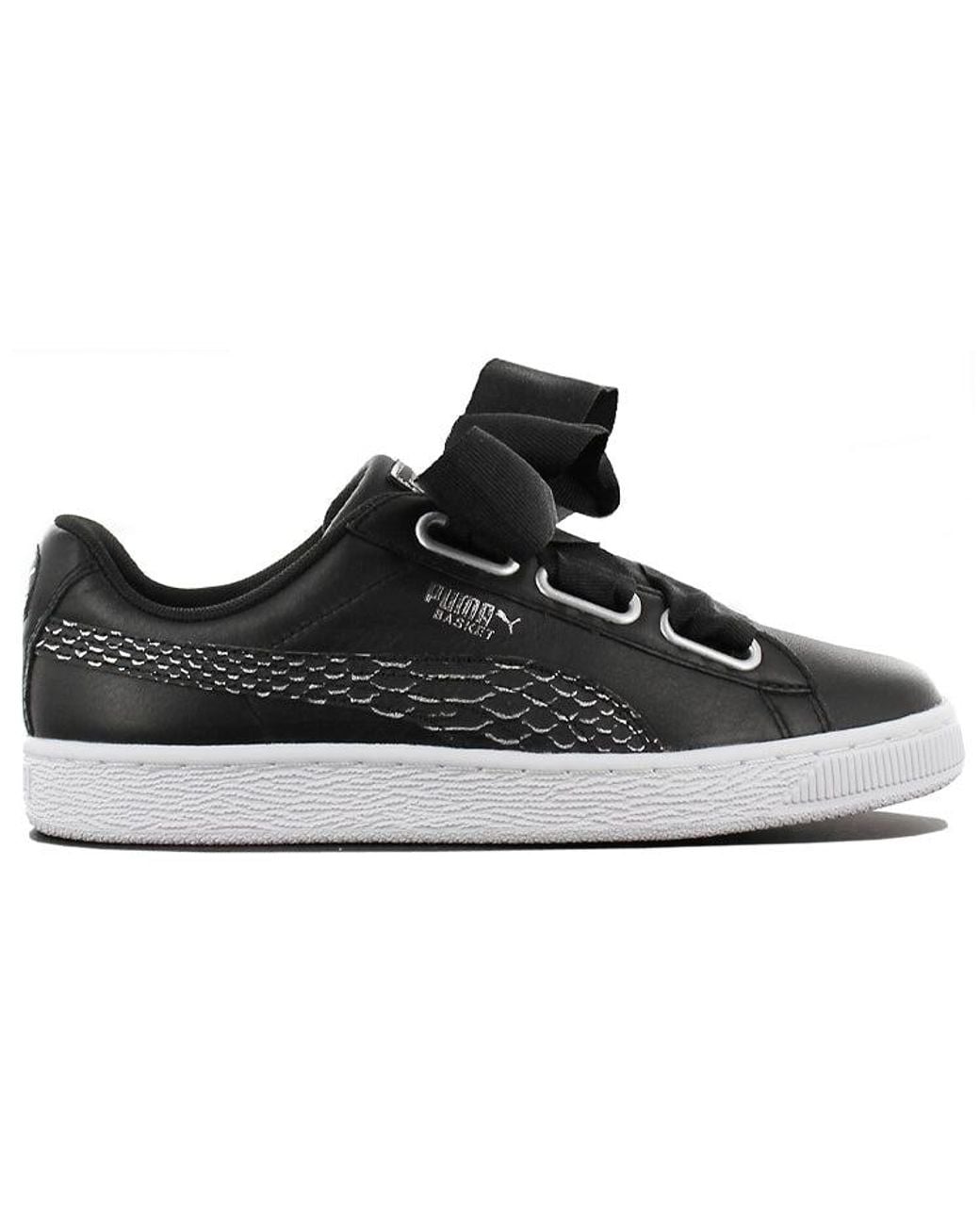 PUMA Black (Wmns) Basket Heart Oceanaire