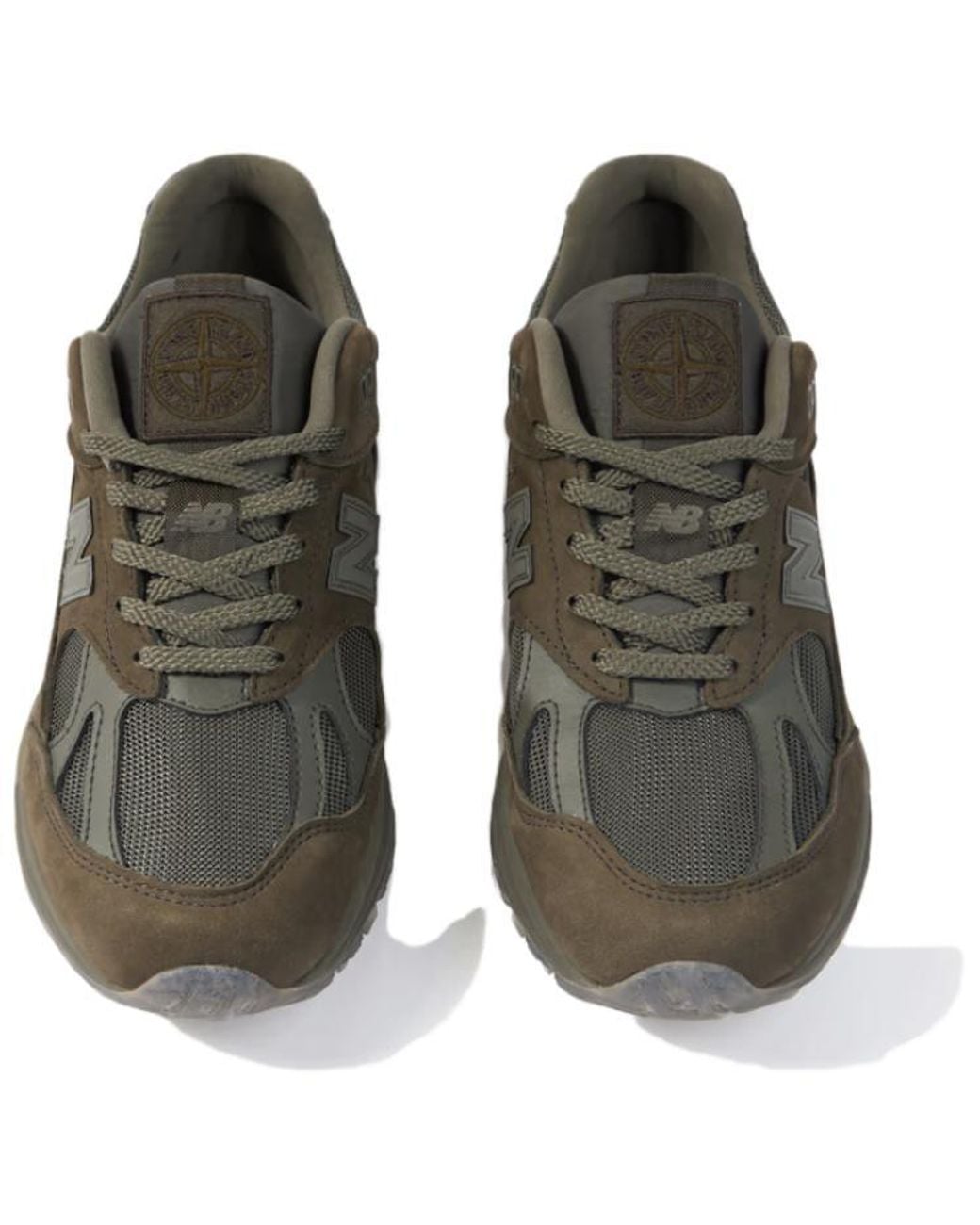 New Balance Brown X Stone Island 991 V2 'Military' for men