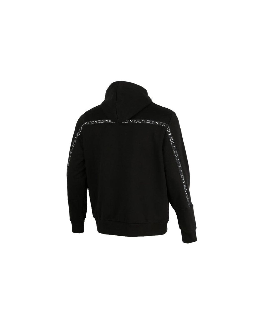 PUMA Black Elevate Hooded Full-Zip Jacket for men