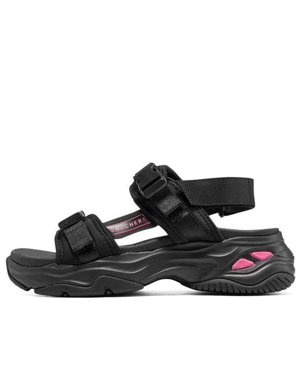 Skechers Black (Wmns) D'Lites 4.0 Sandals
