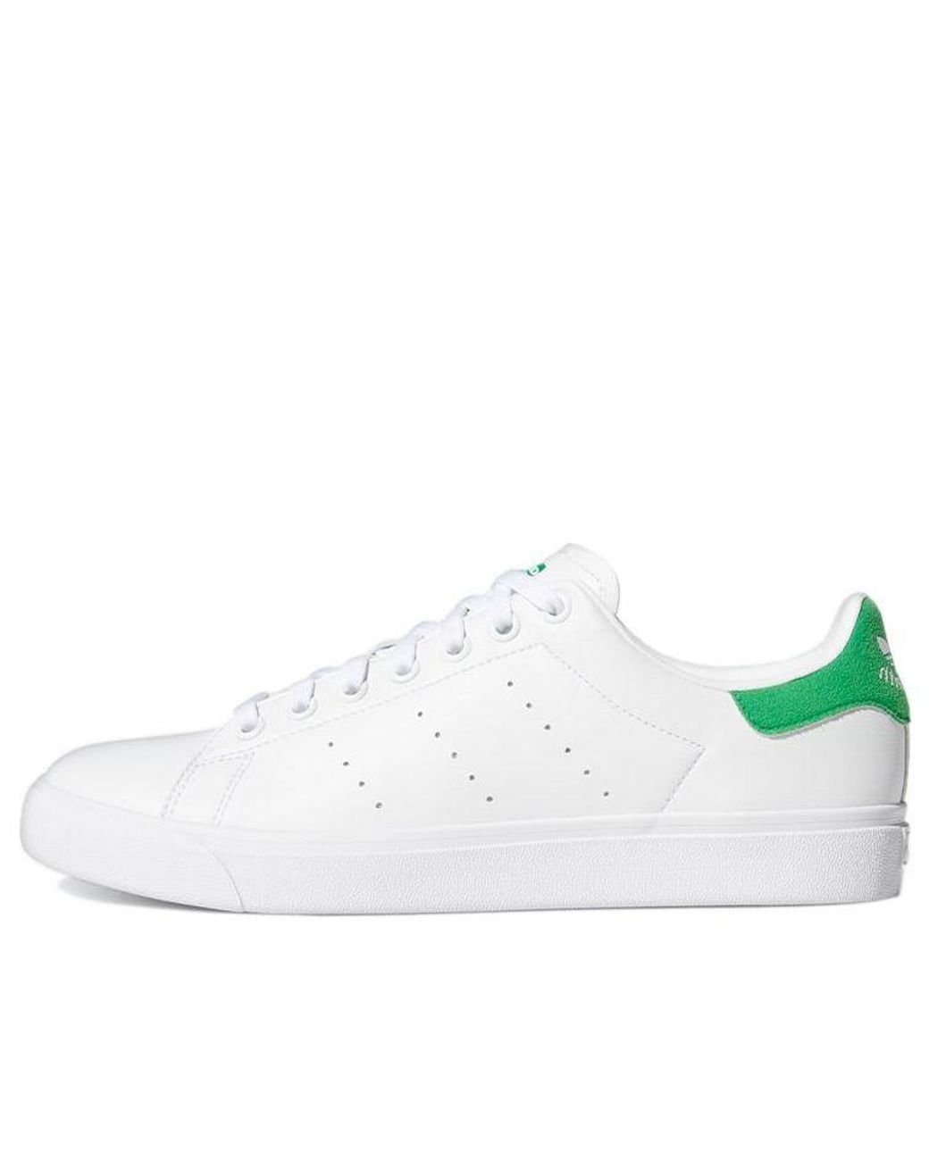 adidas Originals Stan Smith Vulc Shoes White/green for Men | Lyst