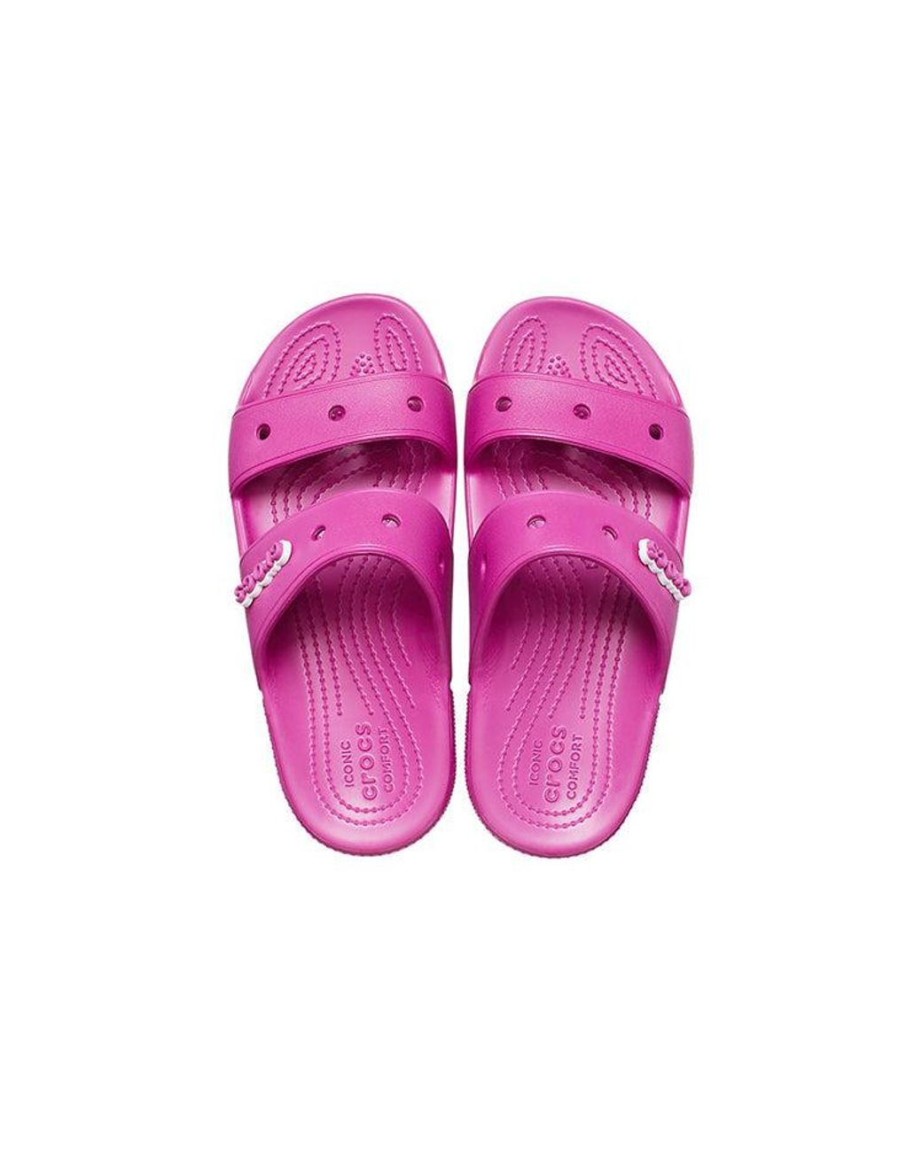 CROCSTM Pink Classic Cozy Sandals