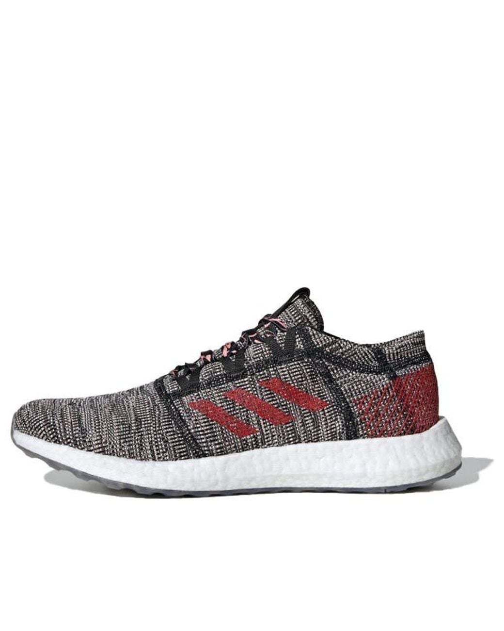 Adidas Brown Ren Zhe X Pureboost Go Scarlet' for men