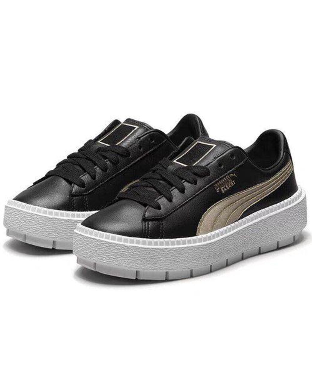 PUMA Black (Wmns) Platform Trace Varsity'