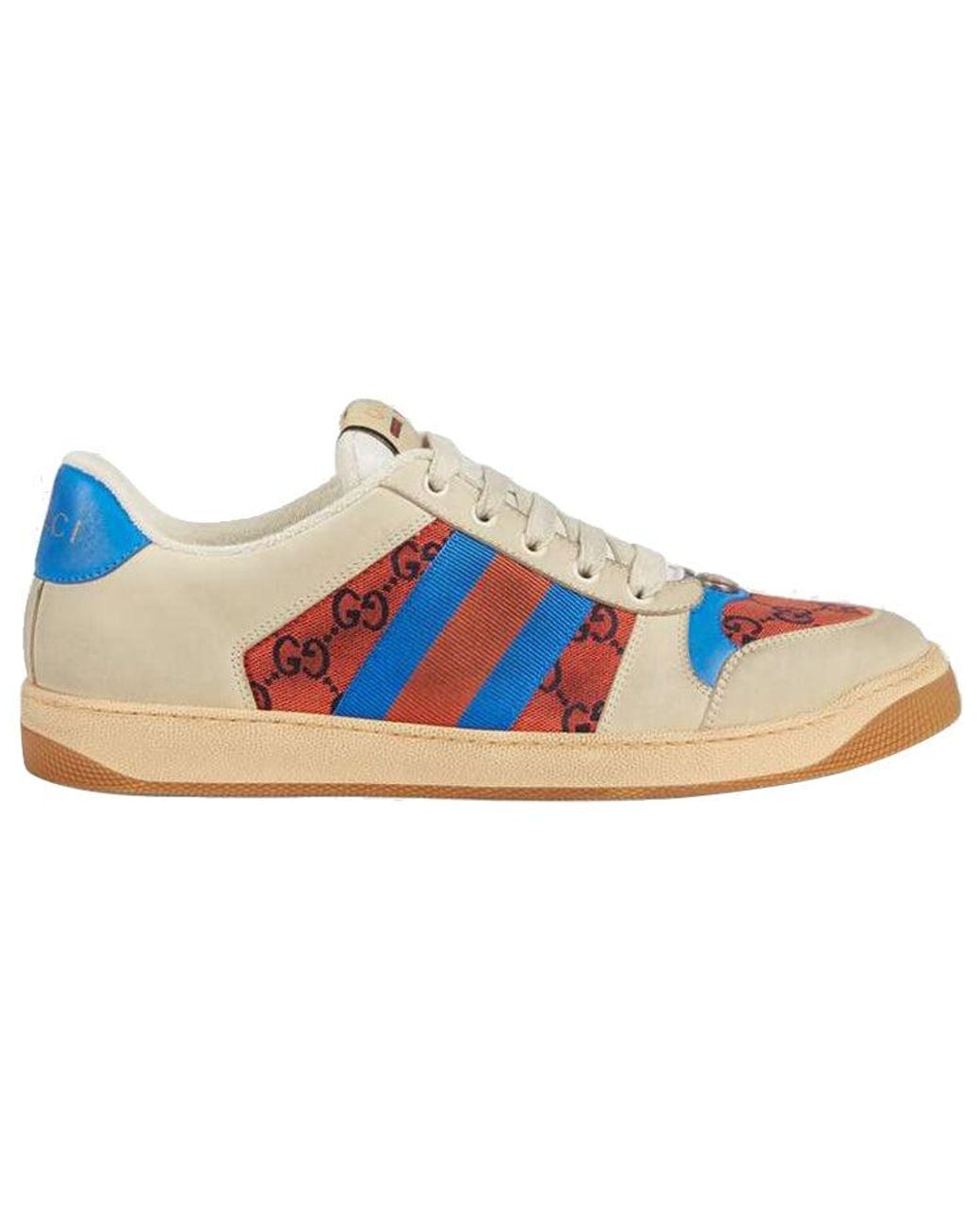 Gucci Blue (Wmns) Screener Gg Canvas Vintage