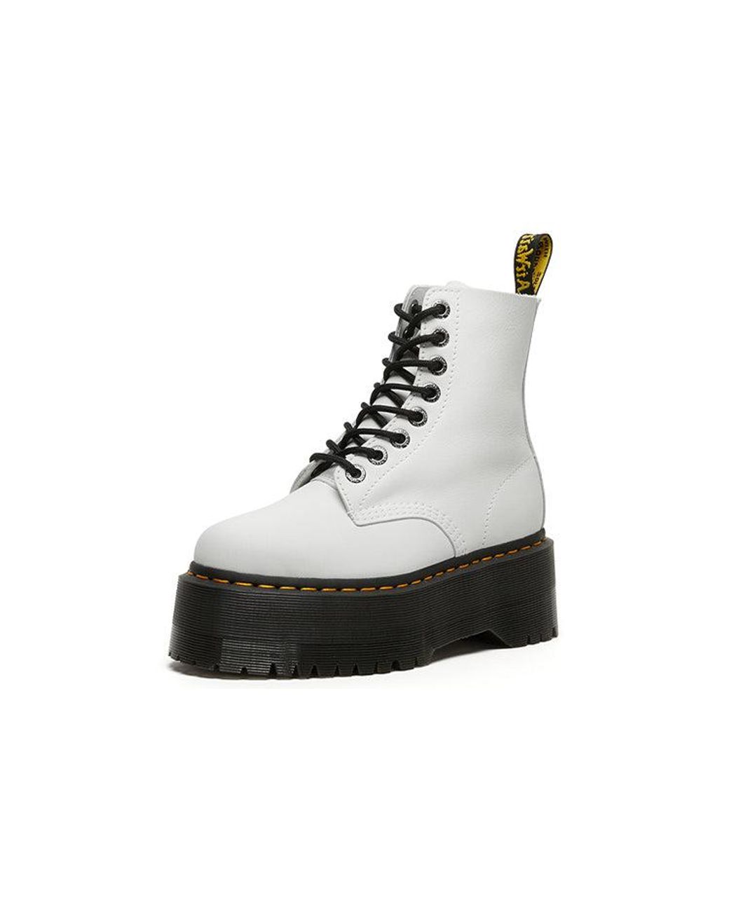 Dr. Martens Black 140 Pascal Pisa Martin Boots White