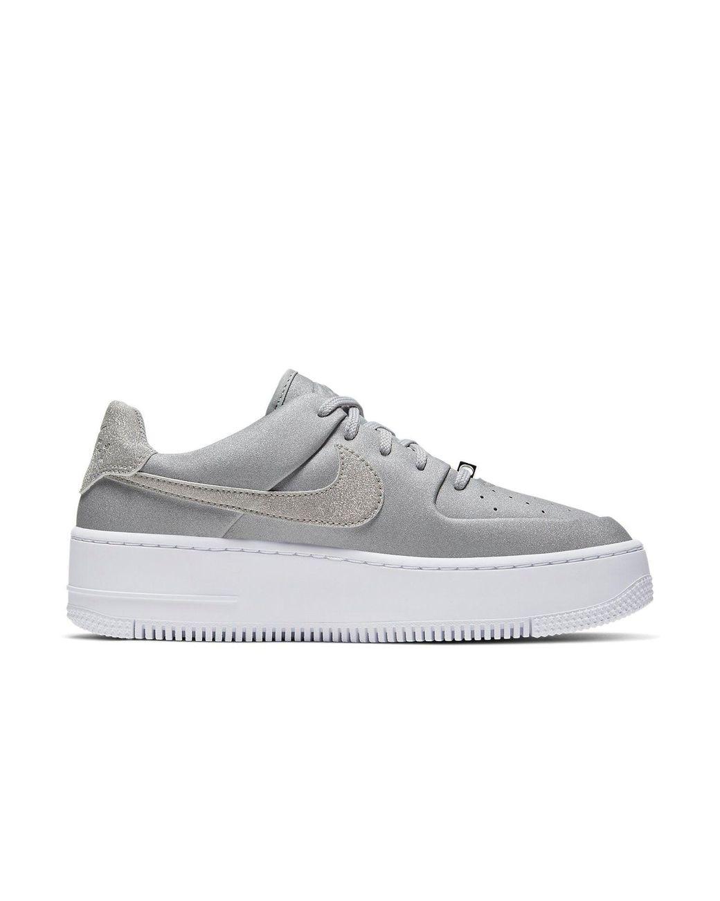 Nike White (Wmns) Air Force 1 Sage Low Lx 'Metallic'