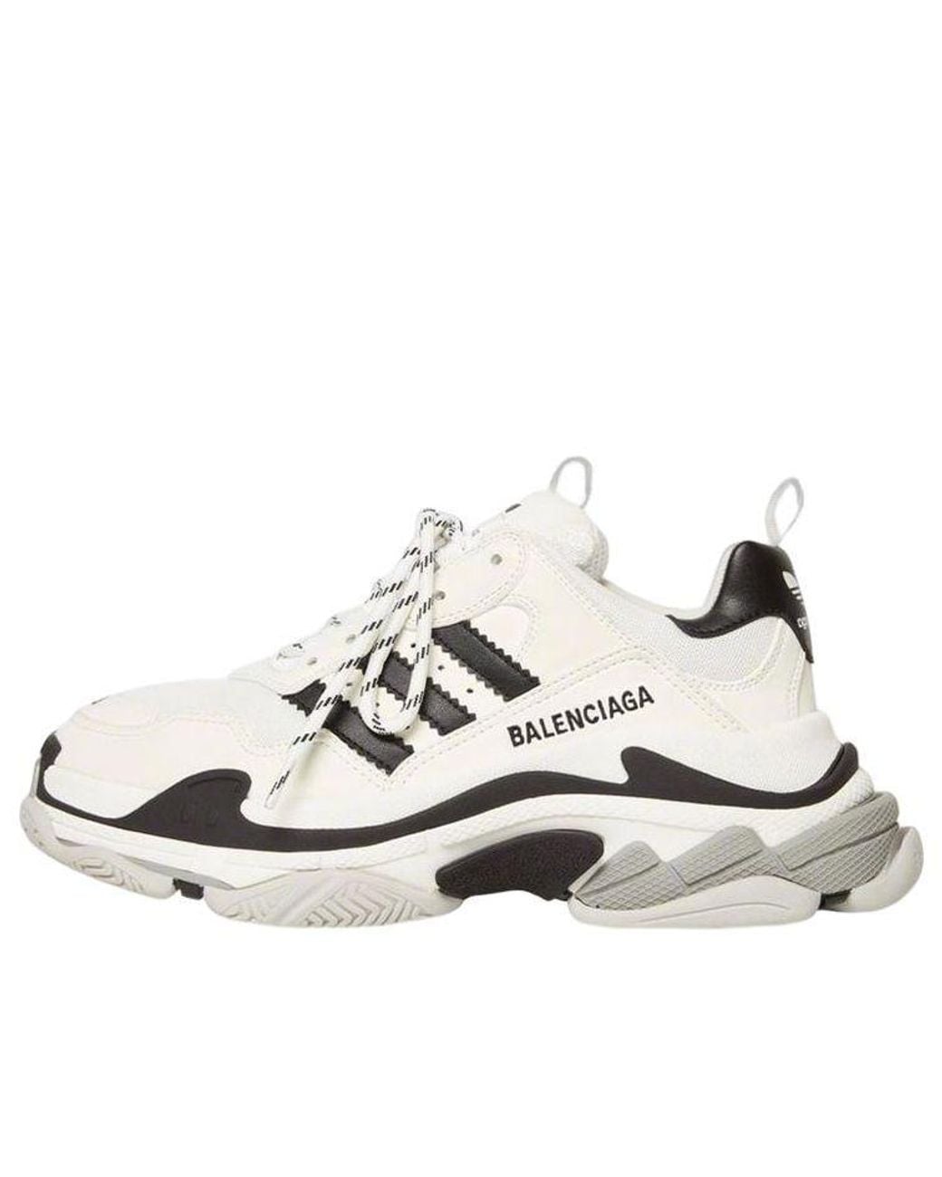 Adidas White X Balenciaga Triple S Sneaker