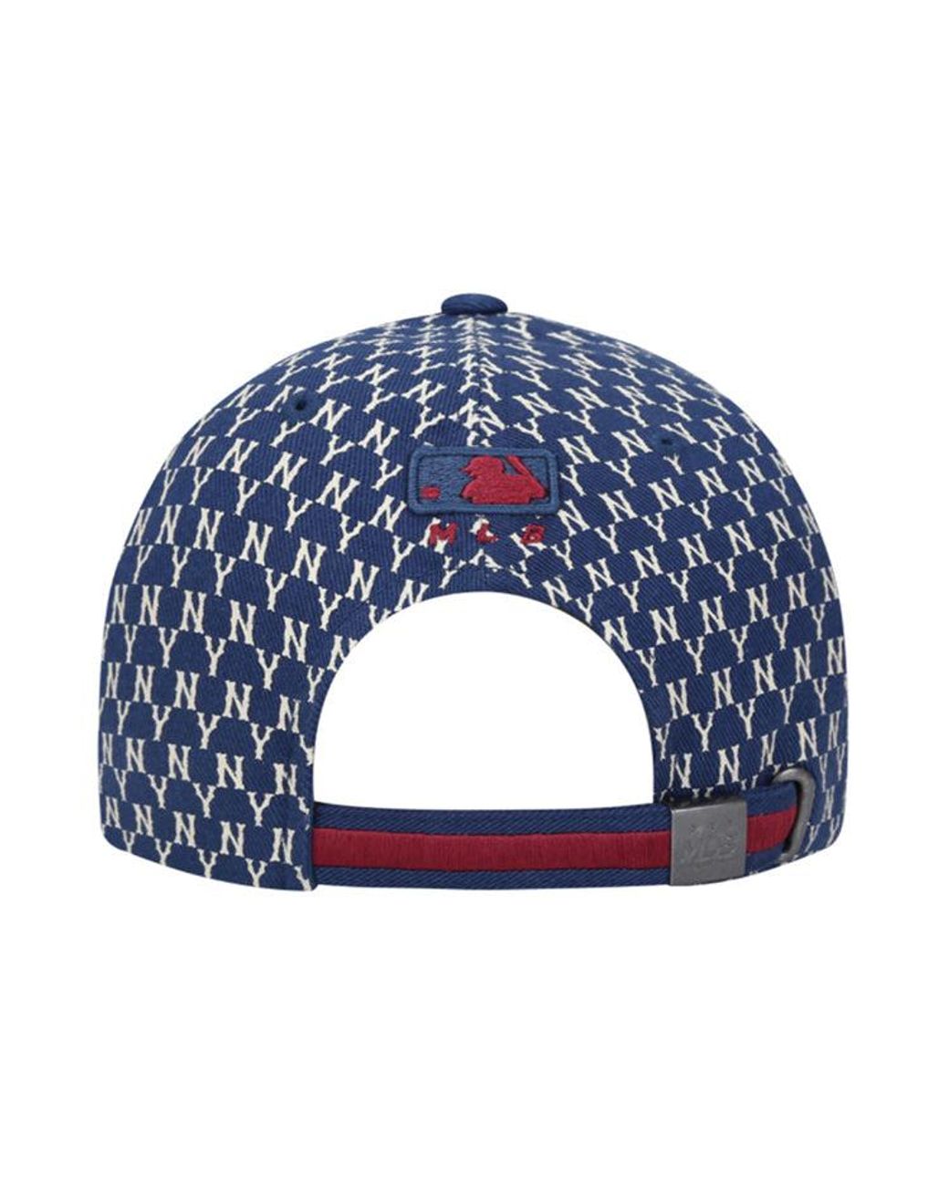 MLB Blue Monogram New York Yankees Baseball Cap