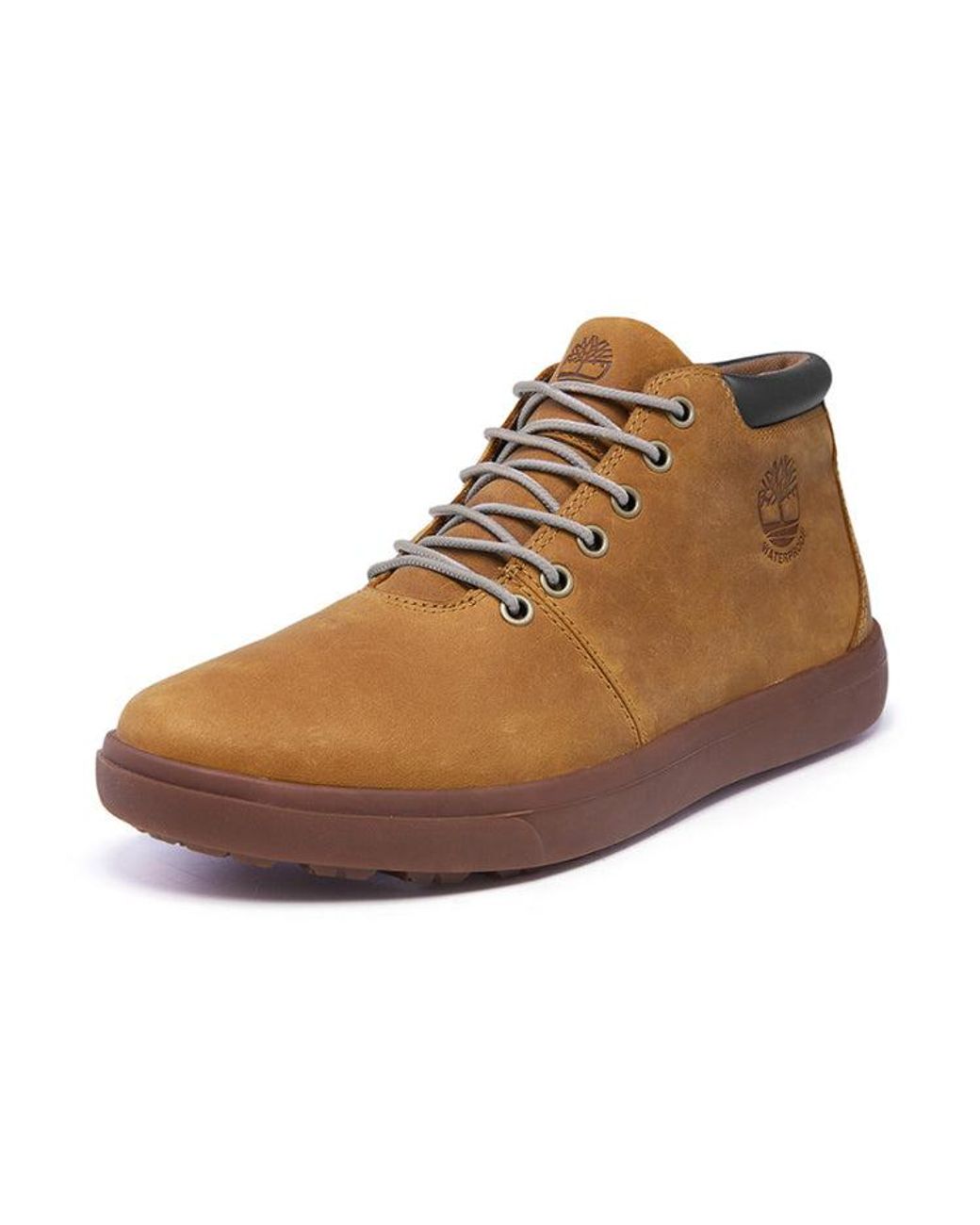 Timberland Brown Ashwood Park Mid Waterproof Leather Chukka Boots for men