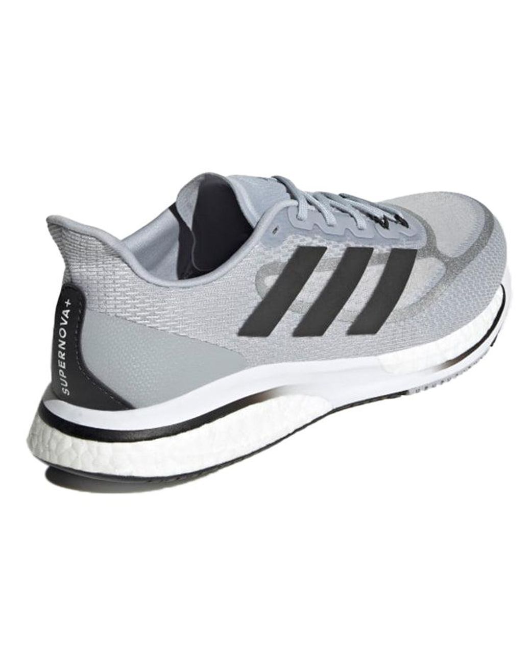 Adidas White Supernova+ Shoes 'Halo' for men