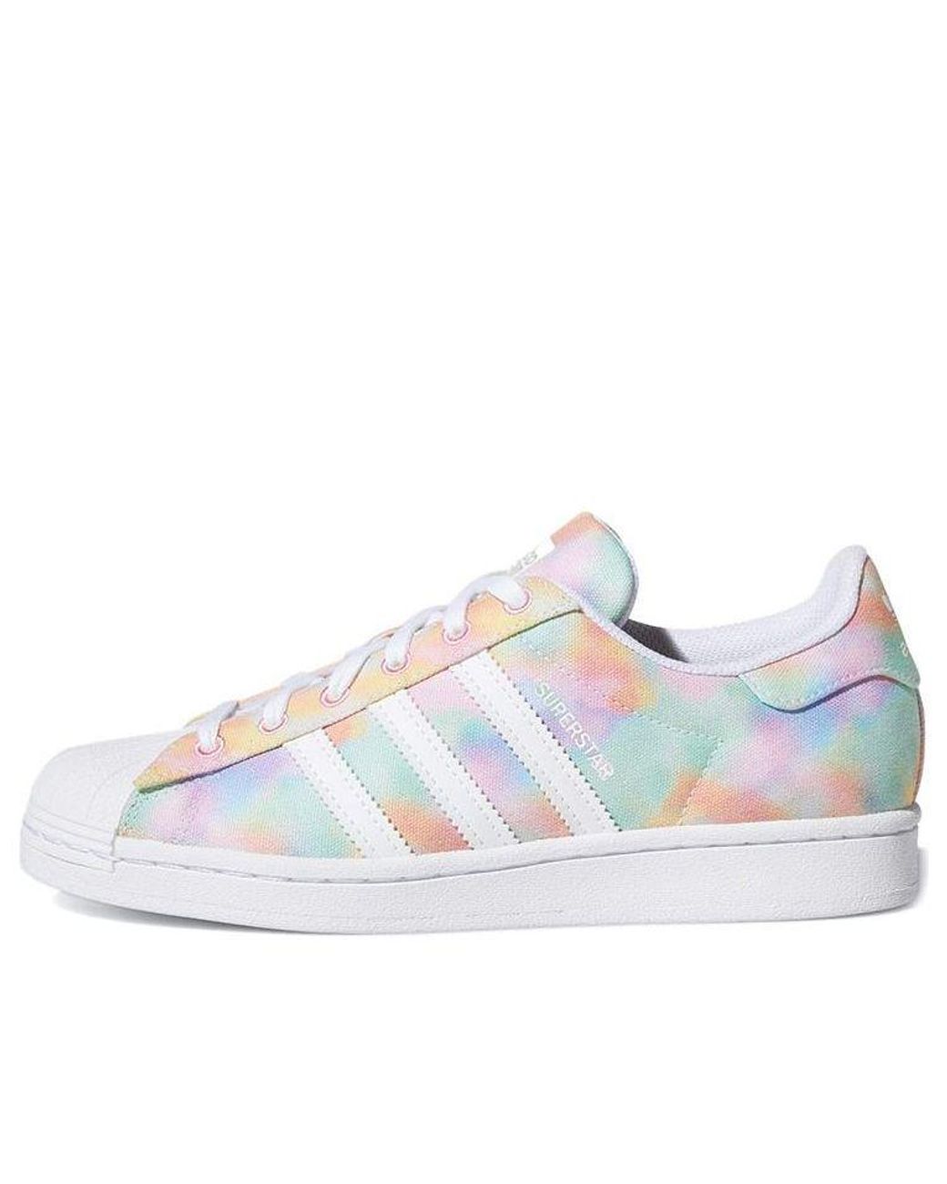 Adidas White (Wmns) Superstar 'Tie-Dye'
