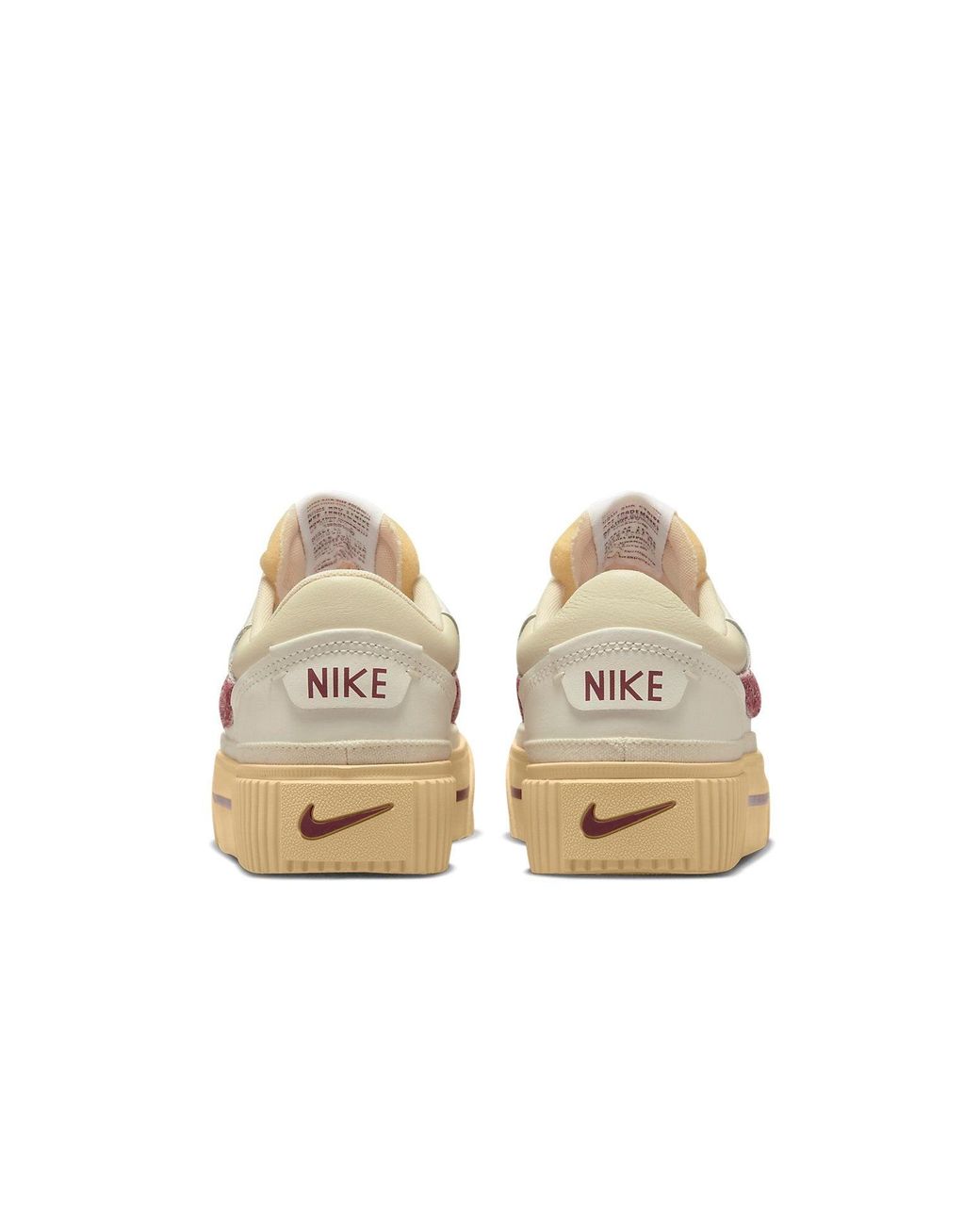 Nike Pink (Wmns) Court Legacy Lift 'Sail Dark Beetroot'