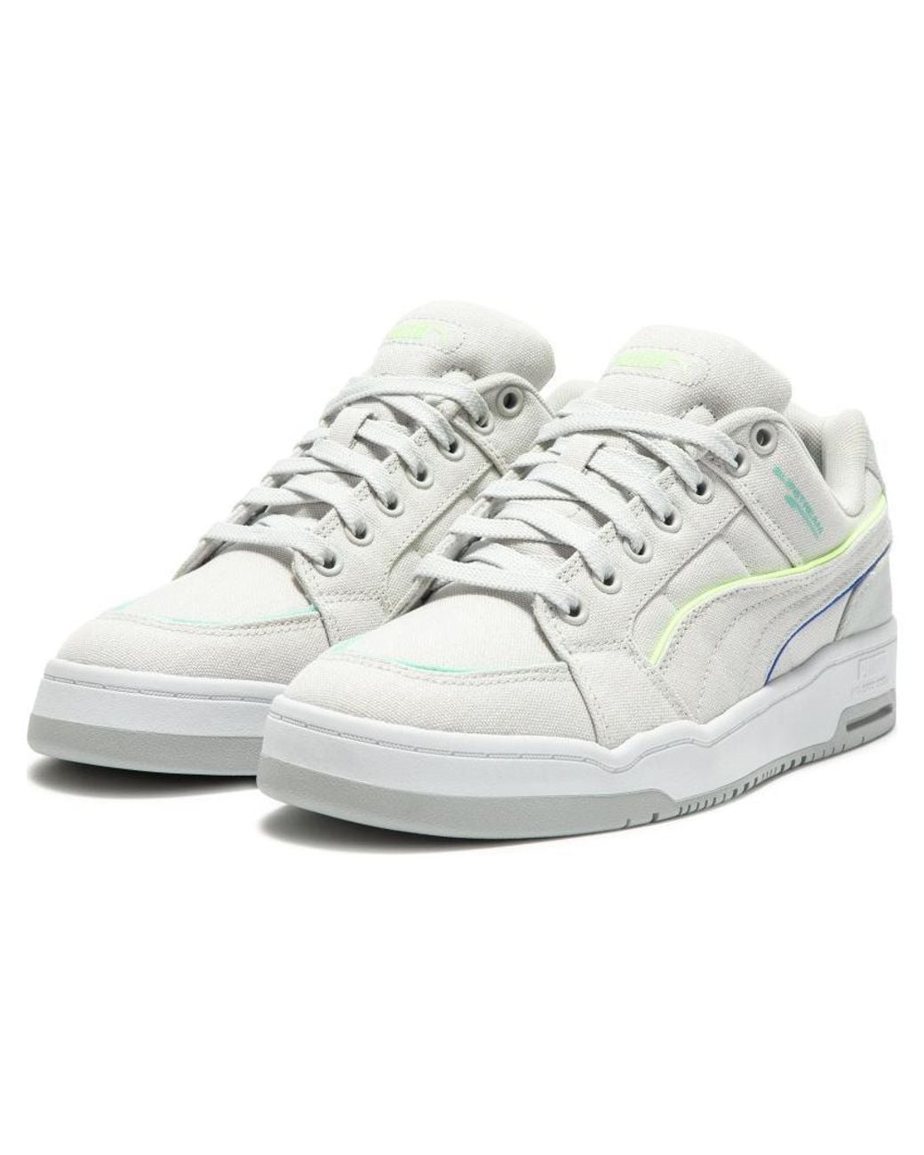 PUMA White Slipstream Lo Canvas for men