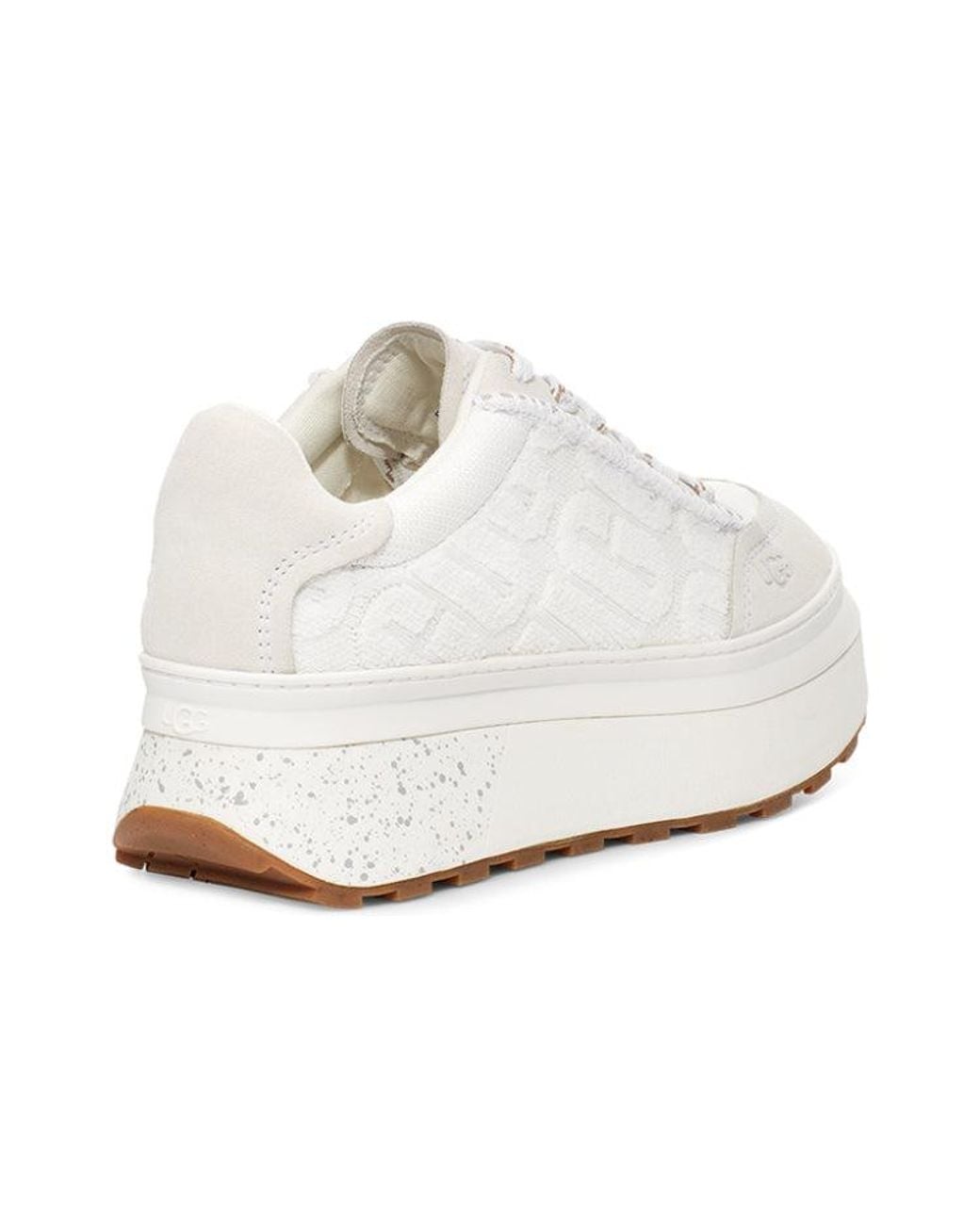 Ugg White (Wmns) Marin Lace Logo Sneaker