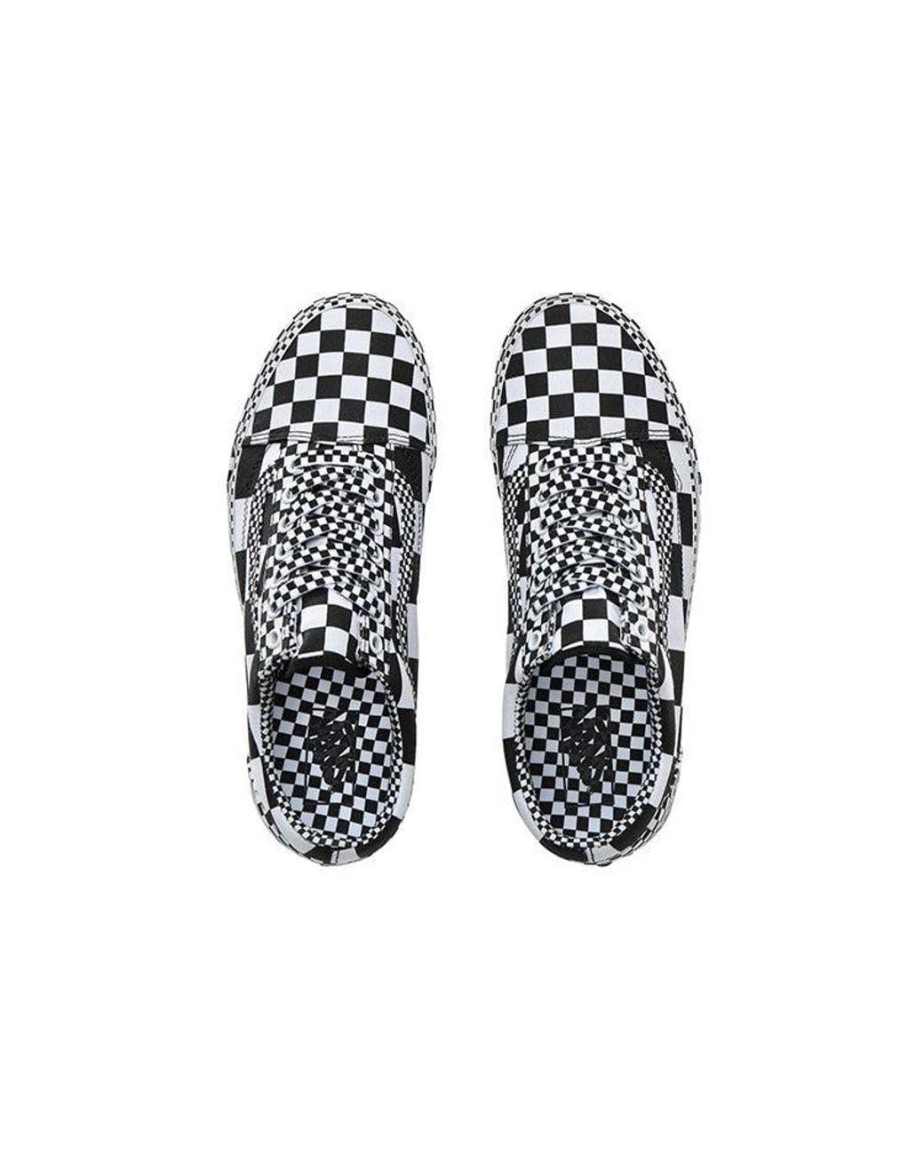 Vans White Old Skool 'All Over Checkerboard' for men