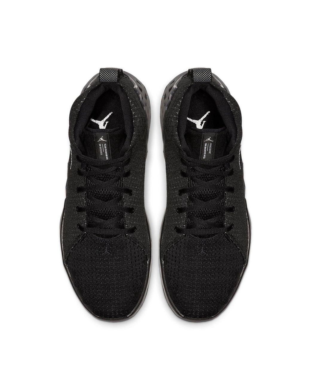 Nike Black Jumpman Diamond Mid Pf Metallic' for men