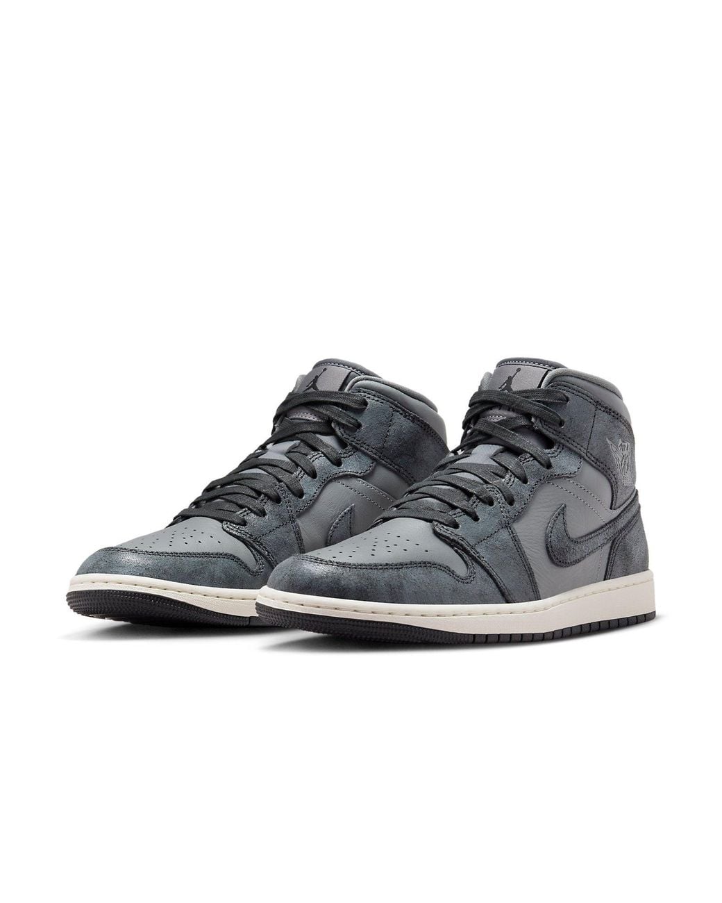 Nike Blue (Wmns) 1 Mid 'Distressed Smoke'