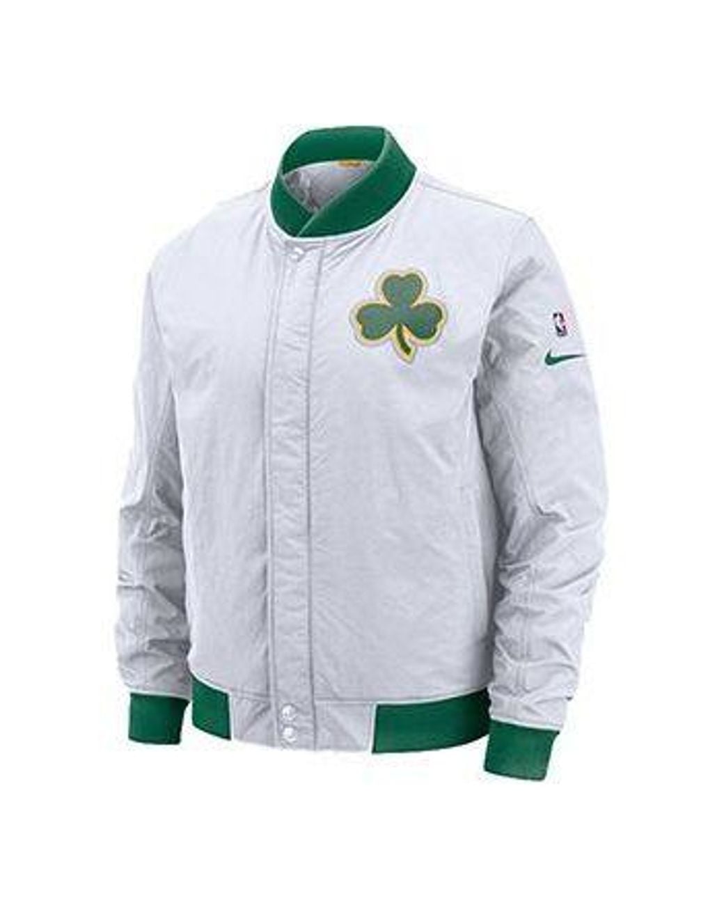 Nike Blue Boston Celtics Basketball Woven Jacket for men