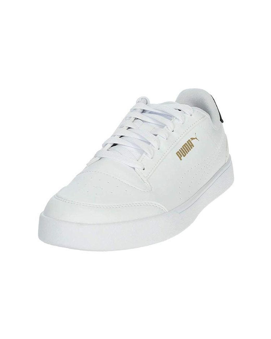PUMA White Shuffle Perf Sneakers for men