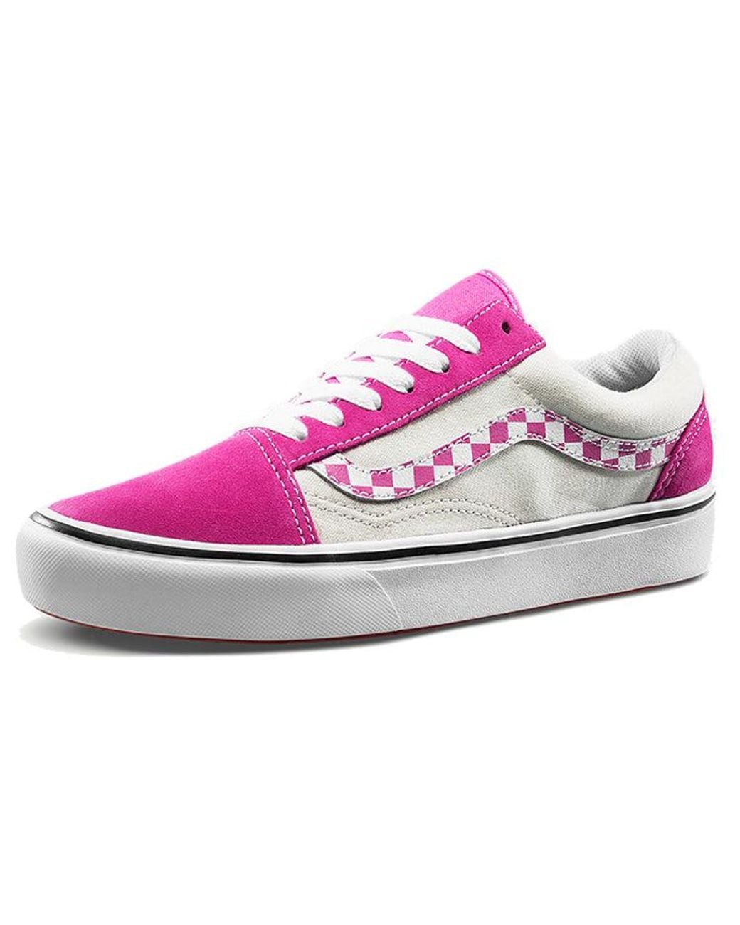Vans Pink Comfycush Old Skool 'Sidestripe Carmine Rose' for men