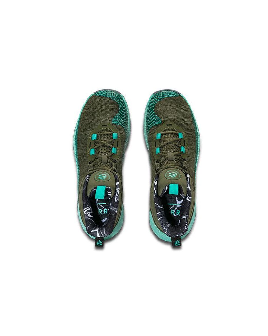 Under Armour Green Curry Hovr Splash 'Stone Jade' for men
