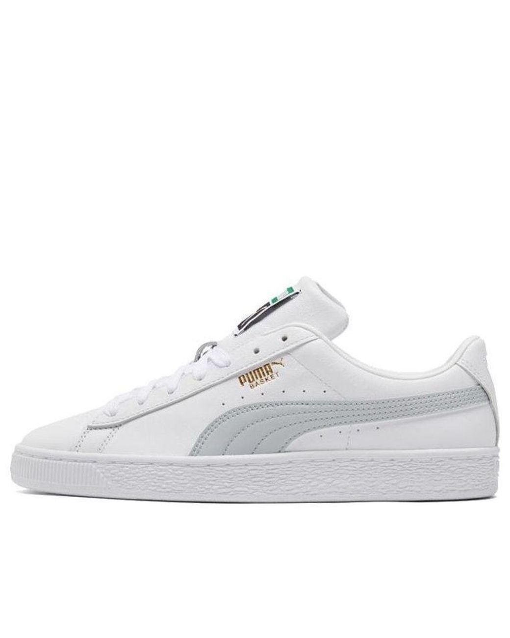 PUMA White Basket Classic 21 Glacial' for men