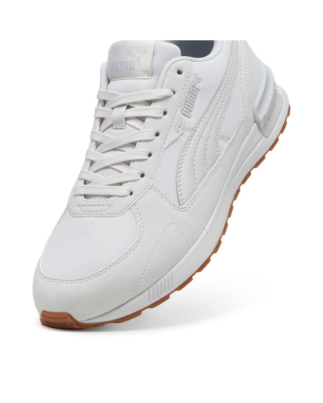 PUMA White Graviton Trainers 'Feather' for men