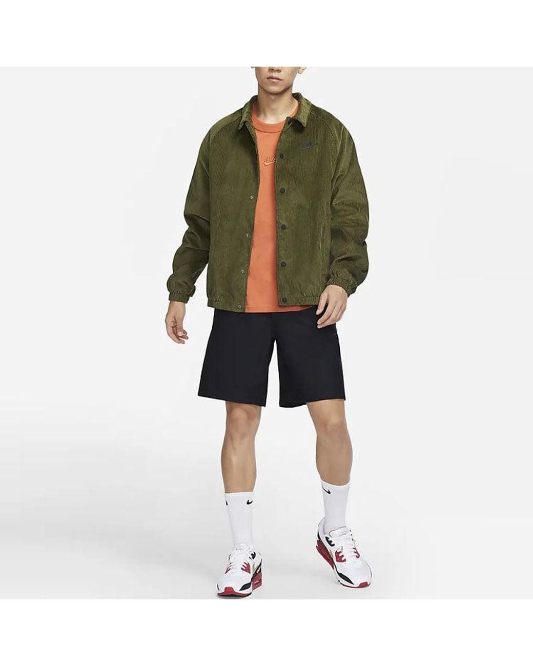 nike casual jacket green