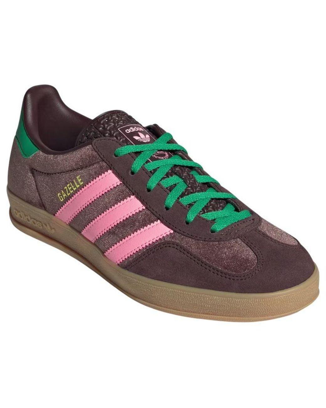 adidas gazelle silver green womens adidas Women's Originals Gazelle Bold Shoes main image 1