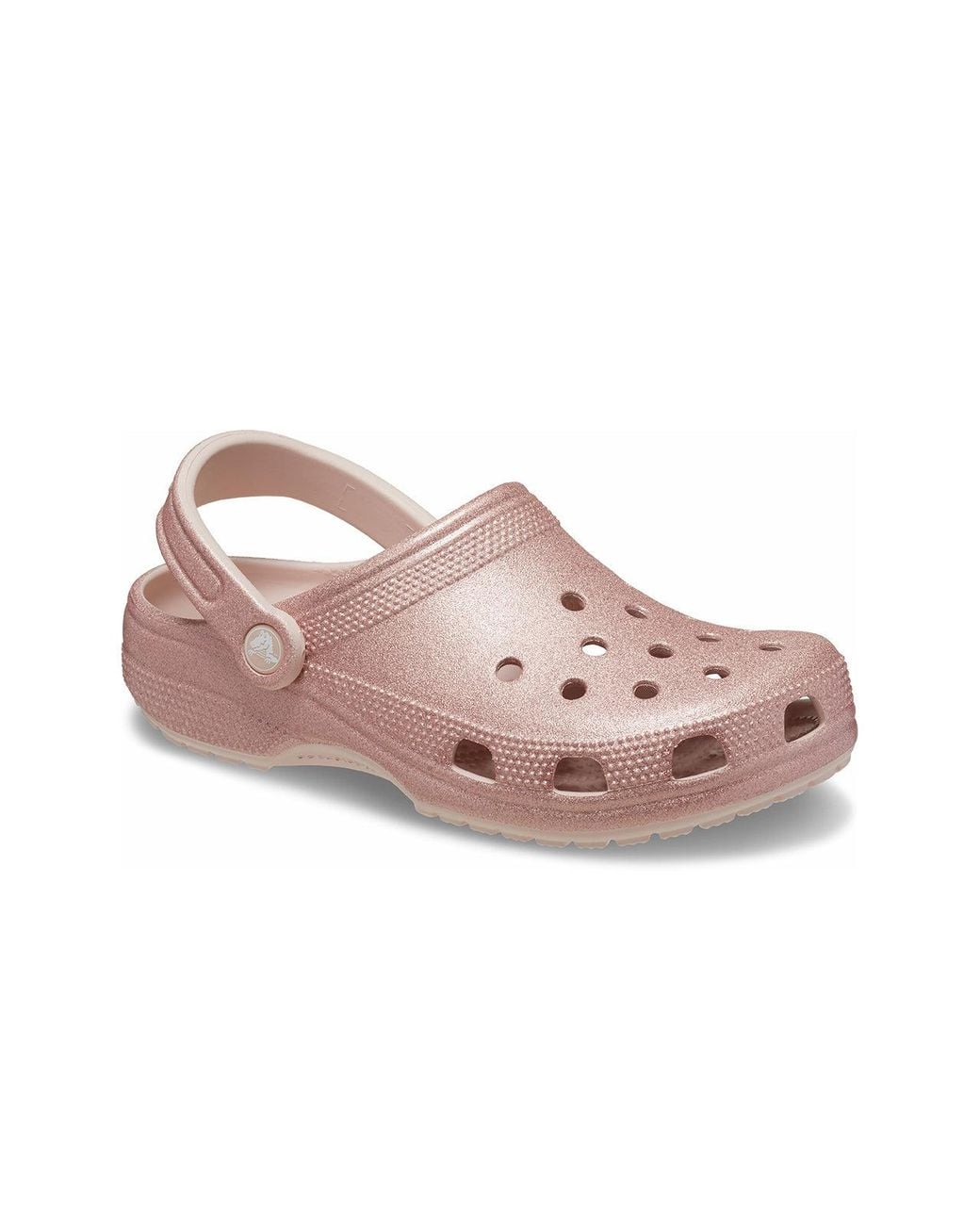 CROCSTM Pink (Wmns) Classic Glitter Clogs