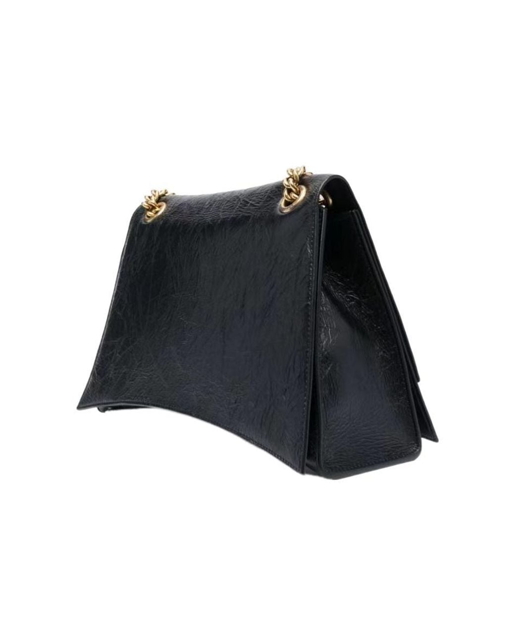Balenciaga Black (Wmns) Crush Medium Chain Bag