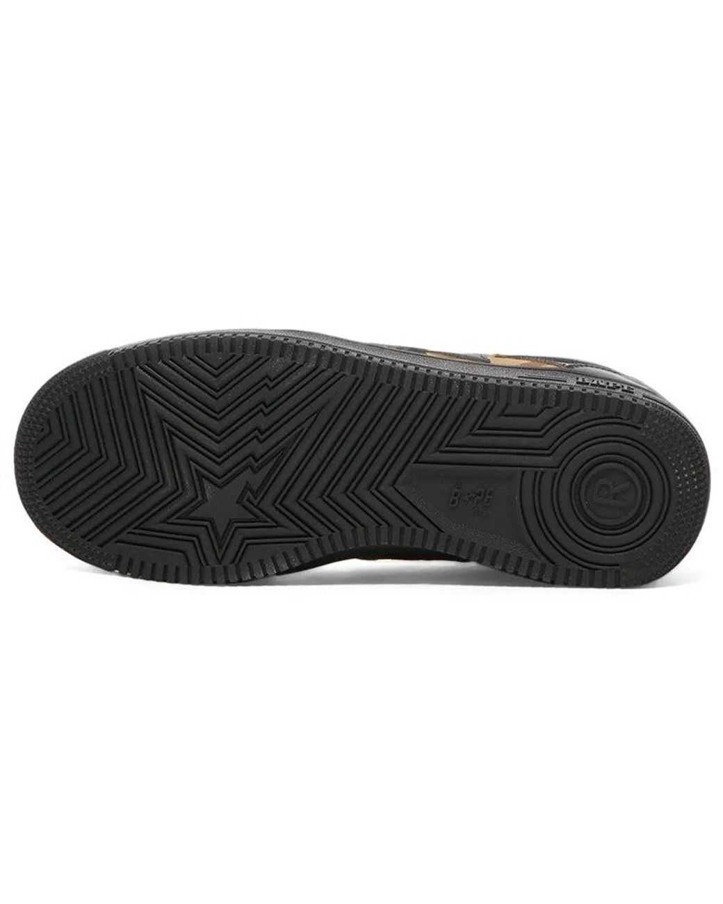 A Bathing Ape Black Bape Sta Low M1 '1St Camo for men
