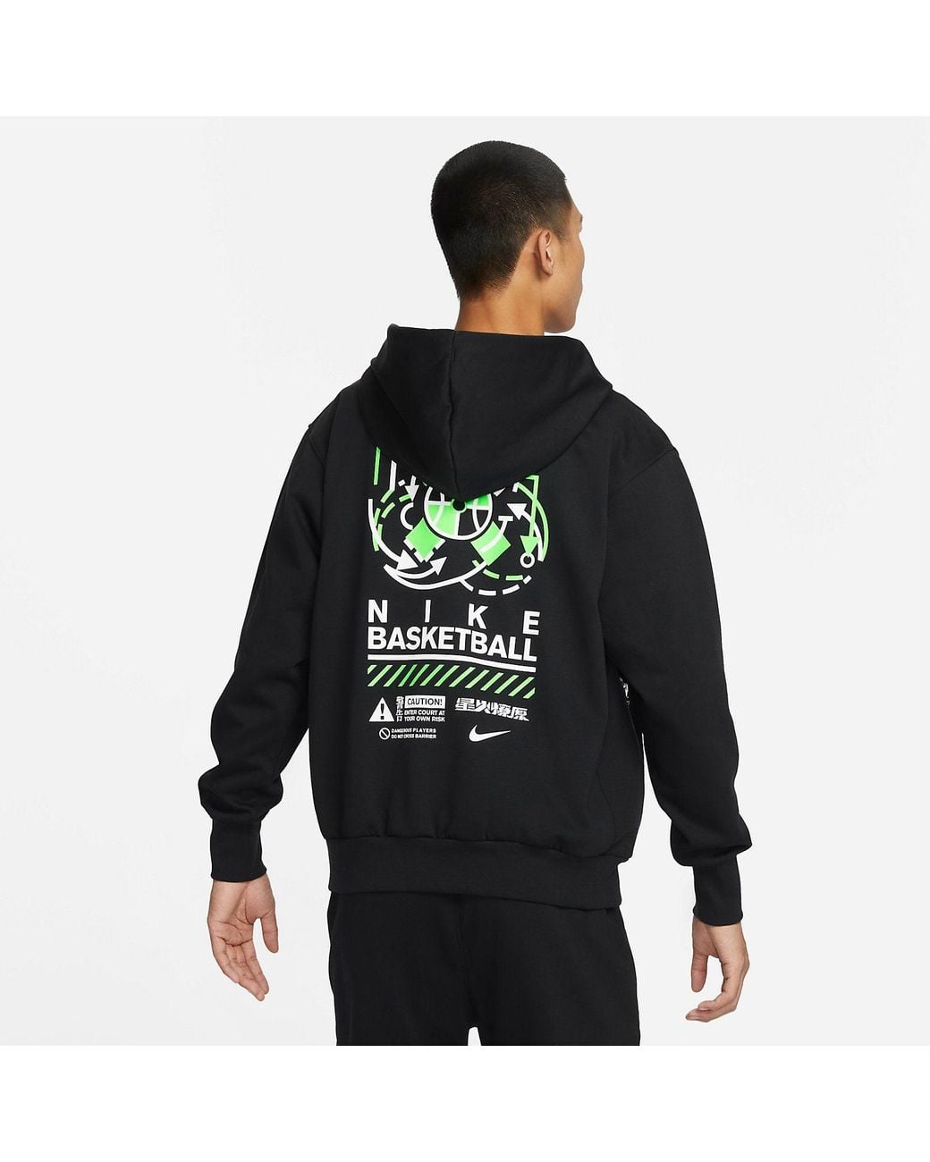 Nike Blue Dri-Fit Logo Hoodie for men