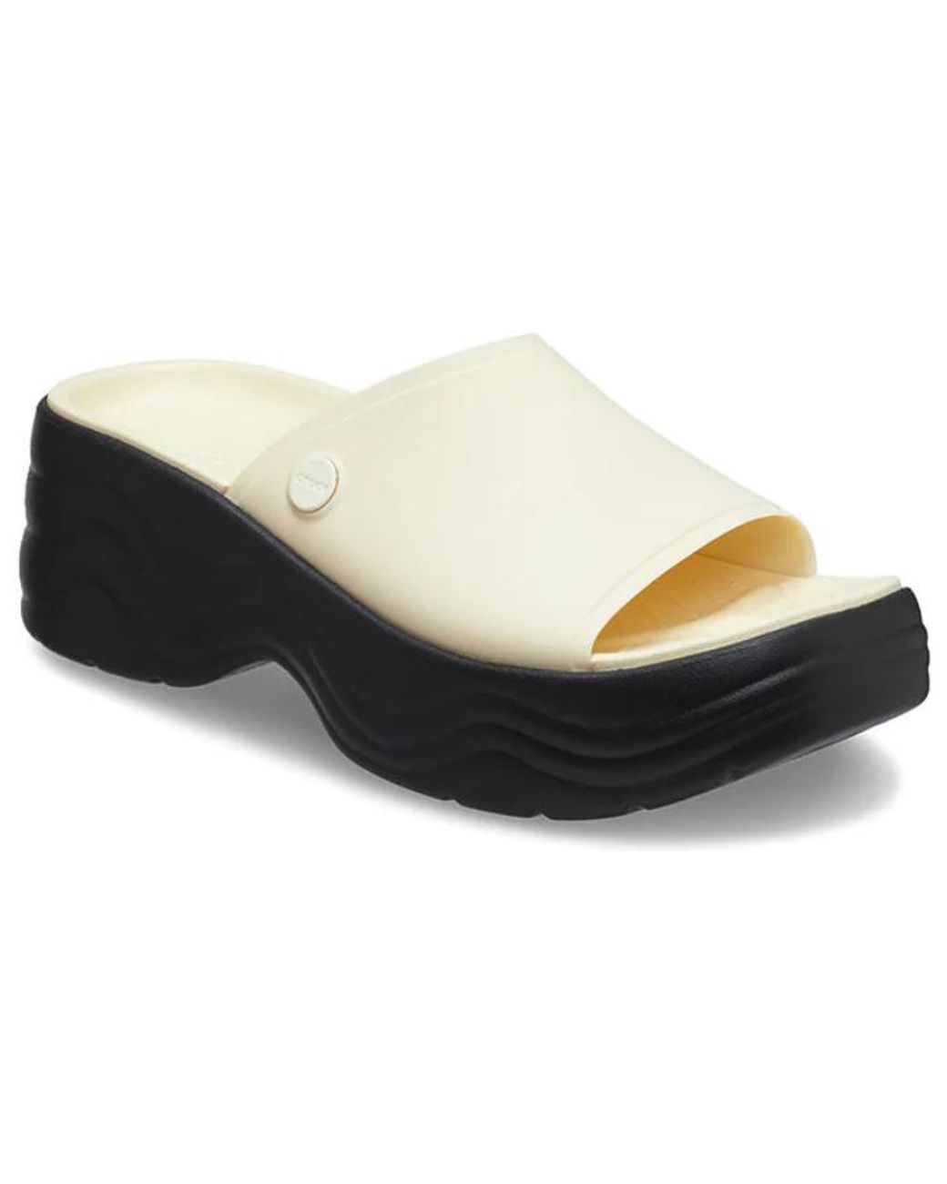 CROCSTM Black (Wmns) Skyline Slides 'Vanilla'