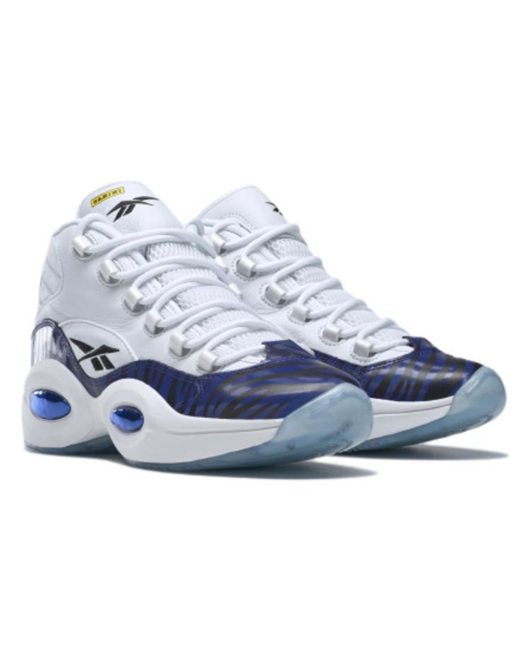 Reebok Blue Question Mid X Panini 'Tiger Prizm' for men