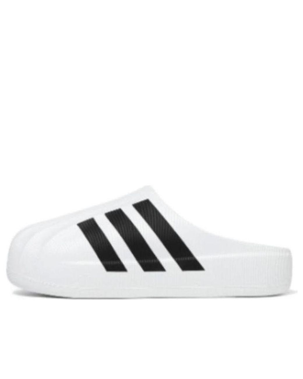 Adidas White Originals Superstar Mule for men