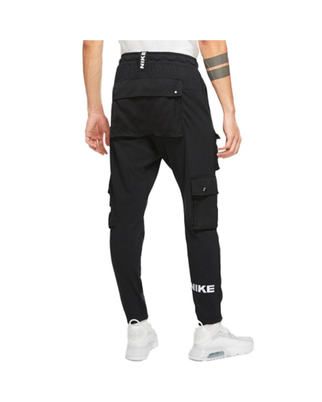 Nike Blue Cargo Pocket Knit Sports Long Pants for men