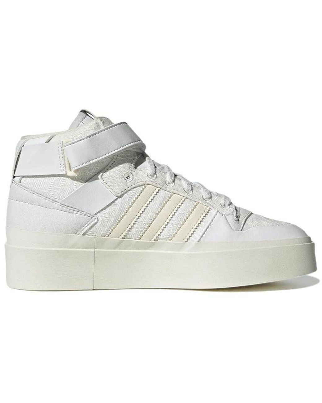 Adidas White (Wmns) Forum Bonega Mid 'Embroidered Floral'