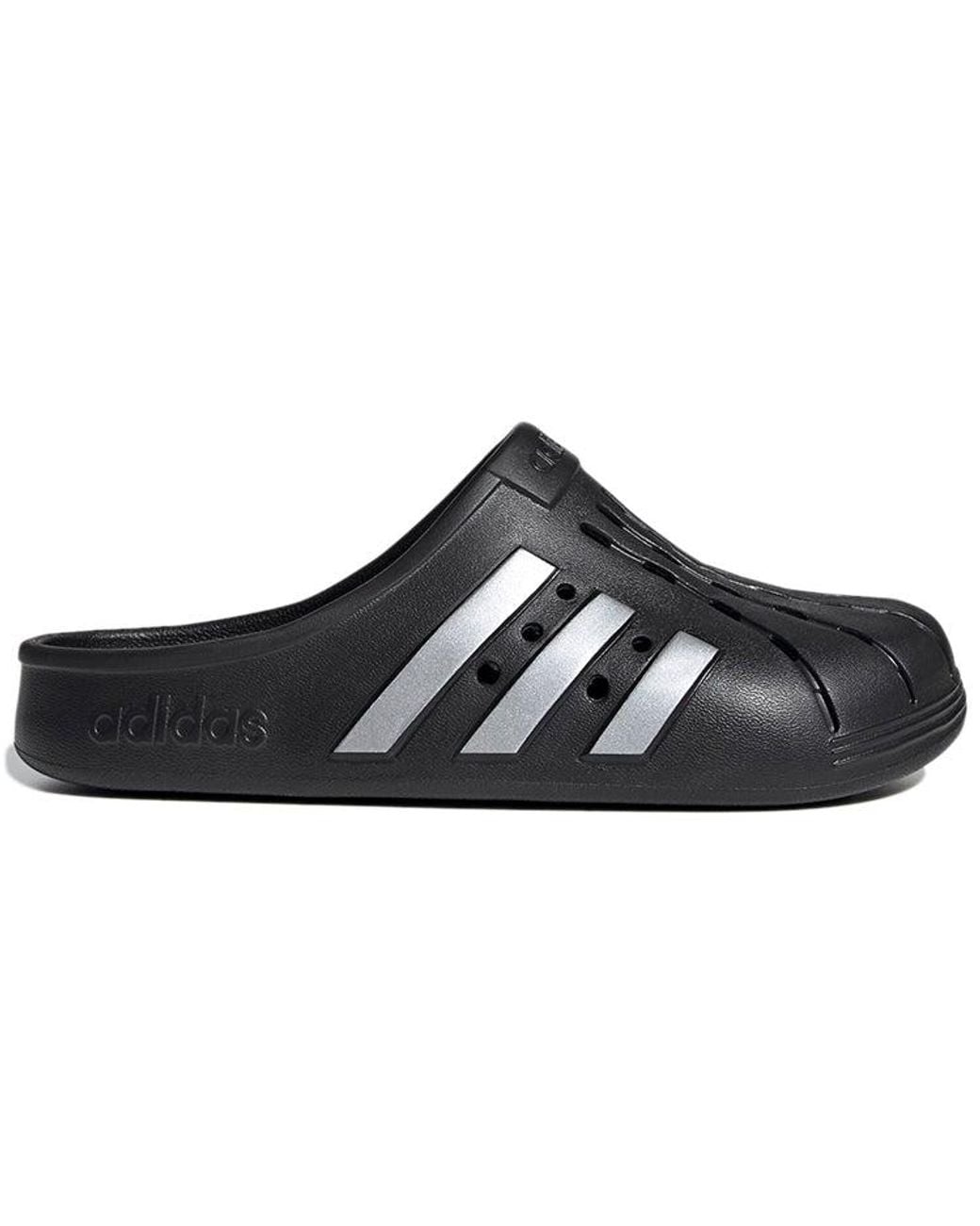 Adidas Black Adilette Clog for men