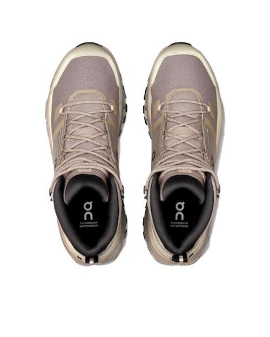 On Shoes Brown Cloudrock Mid Wp 'Cinder Desert' for men