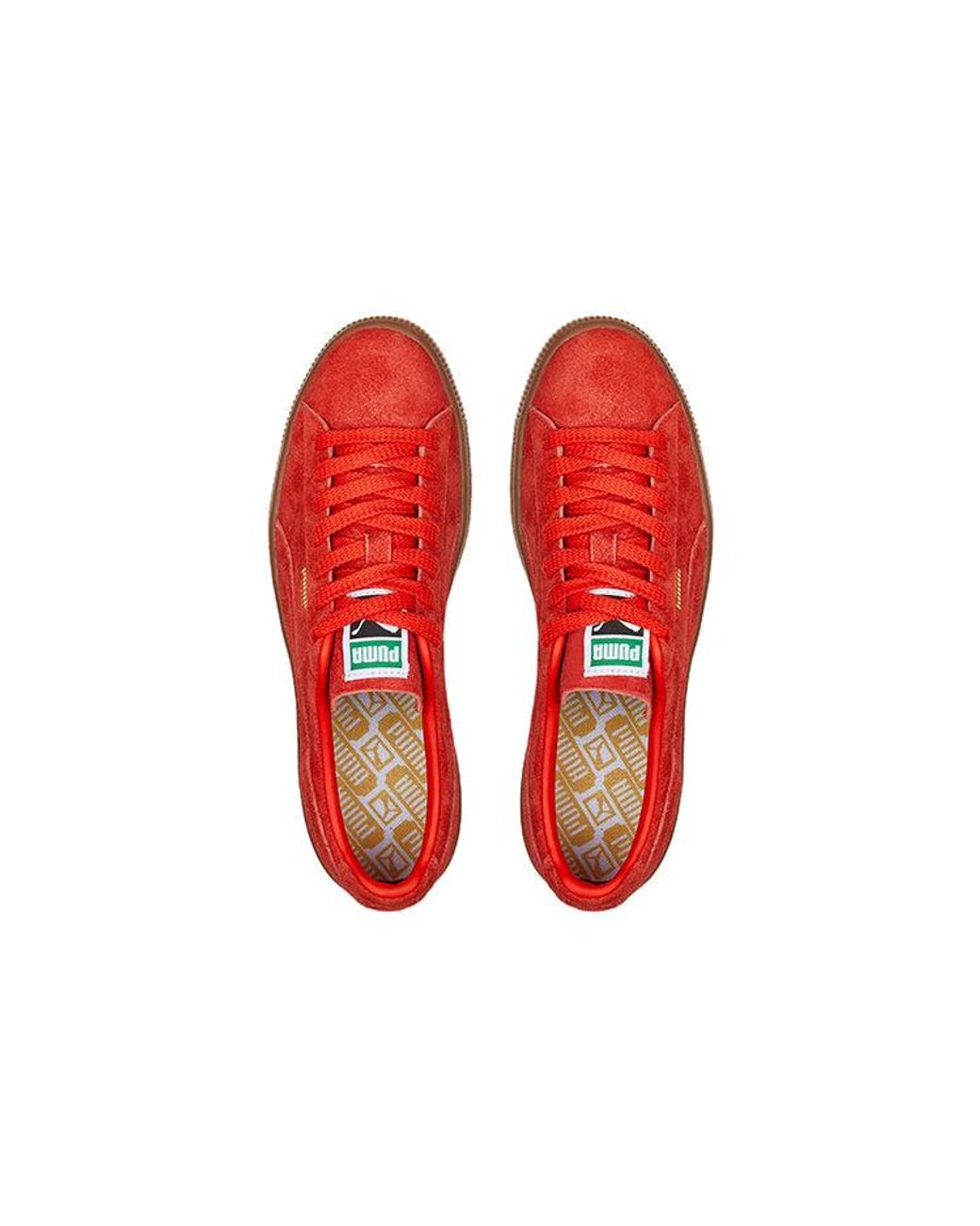 PUMA Red Suede Vtg 'Hairy Suede Gum' for men